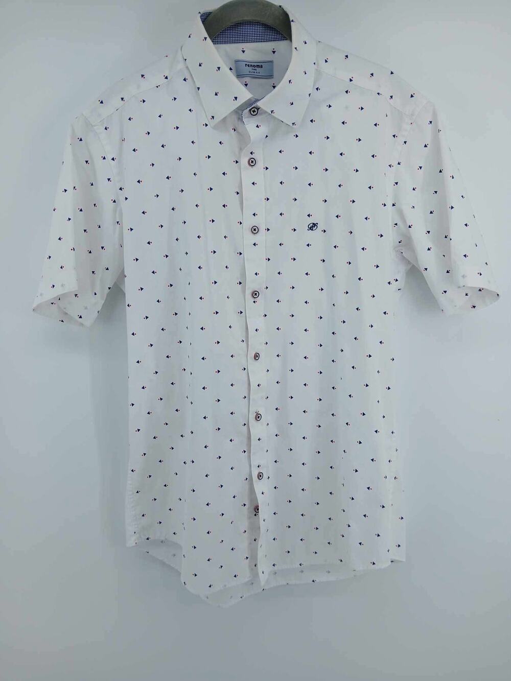 Renoma Paris Slim Fit short sleeve button up